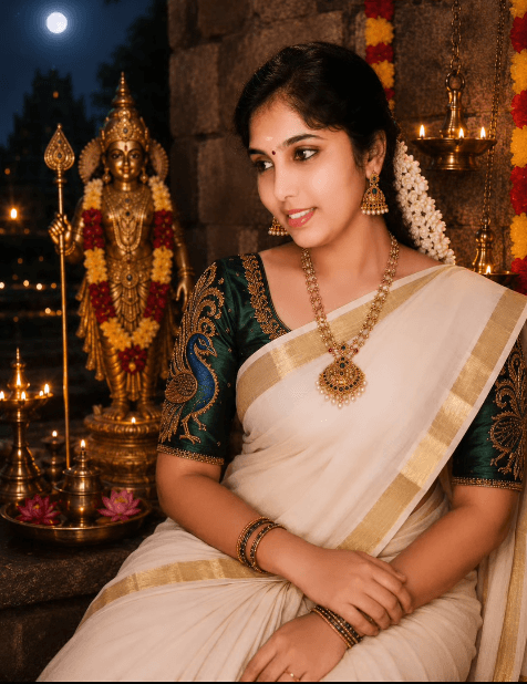 Terracotta Bridal Jewellery Set by AARAS